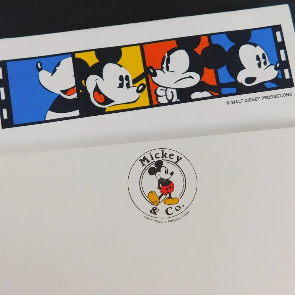 Walt Disney Mickey Mouse Notepads Lot of 4, Contempo, WD World Ears, Stationery